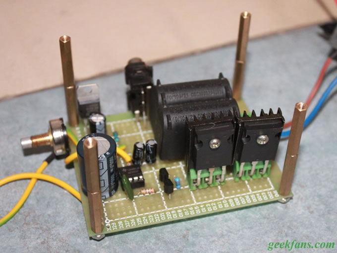 diy马克思高压发生器,ZVS特斯拉线圈可调频等离子喇叭