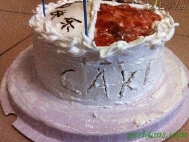 制作DIY生日蛋糕