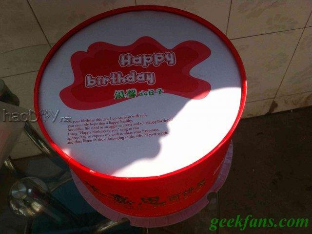 制作DIY生日蛋糕