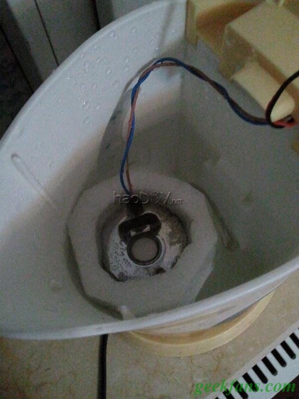 diy开水壶超声波雾化头改装的加湿器