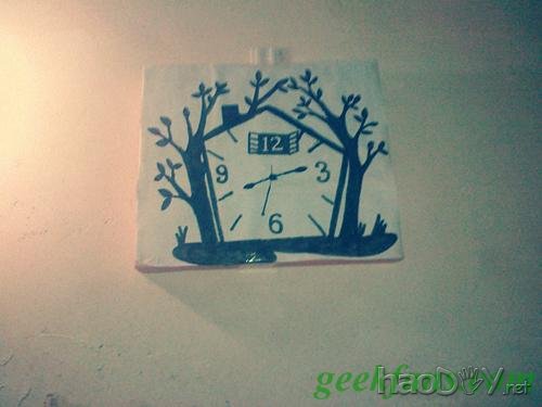 自制自己DIY简单个性挂钟