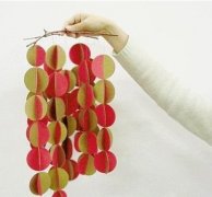 diy教你制作双色纸风铃