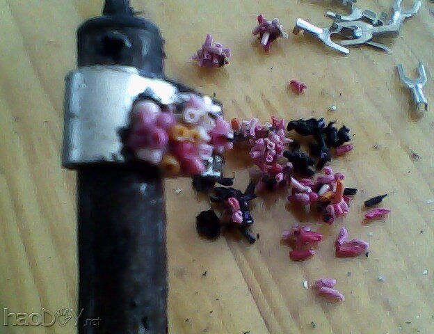 diy用自制剥线小工具来制作电子实验用连接线剥线钳