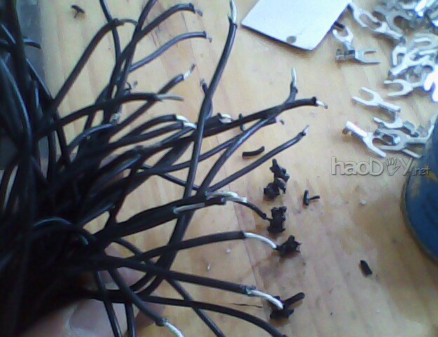 diy用自制剥线小工具来制作电子实验用连接线剥线钳