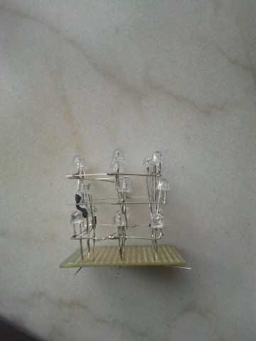 制作3x3x3 的led cube光立方(参赛)