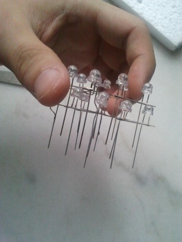 制作3x3x3 的led cube光立方(参赛)