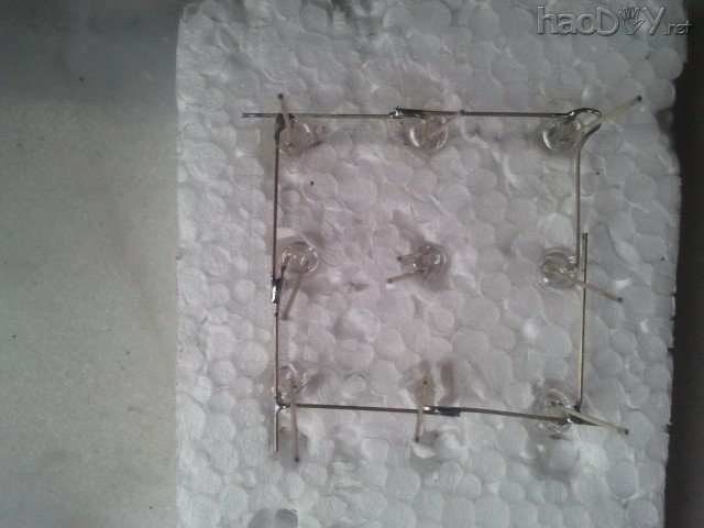 制作3x3x3 的led cube光立方(参赛)