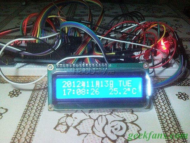 diy可设置时间、温度控制的单片机系统