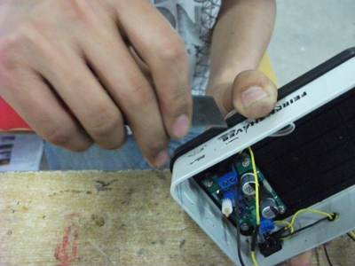 自制带电压表的降压模块