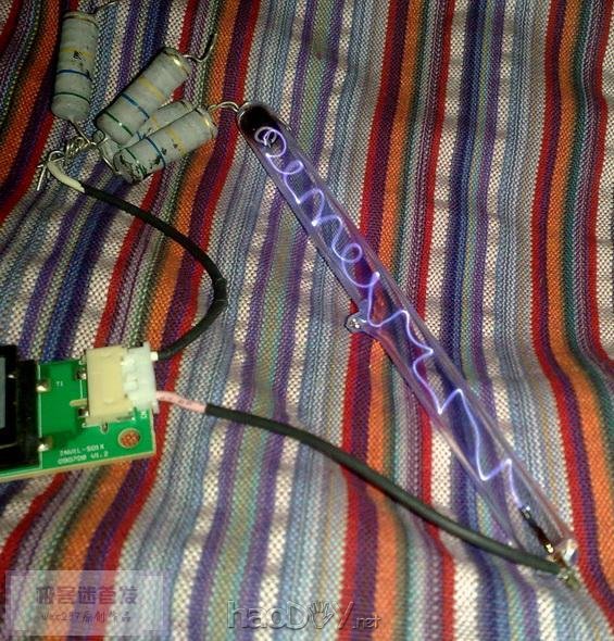 diy频闪管电弧球实验