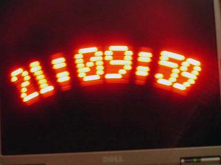 自制纯手工打造摇摆LED时钟