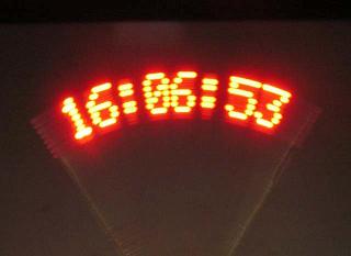 自制纯手工打造摇摆LED时钟