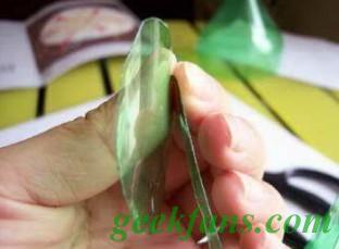 diy雪碧瓶利用:做花篮