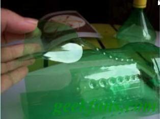 diy雪碧瓶利用:做花篮