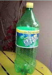 diy雪碧瓶利用:做花篮