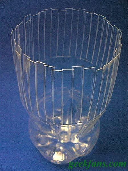 制作饮料瓶手工制作:做的美丽花瓶