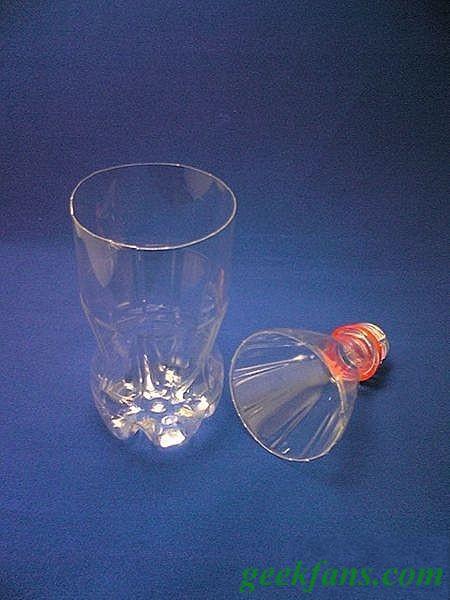 制作饮料瓶手工制作:做的美丽花瓶