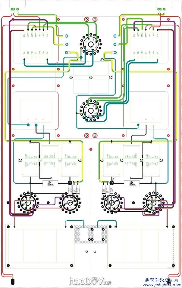 一款巨型电子管胆机耳放的制作
