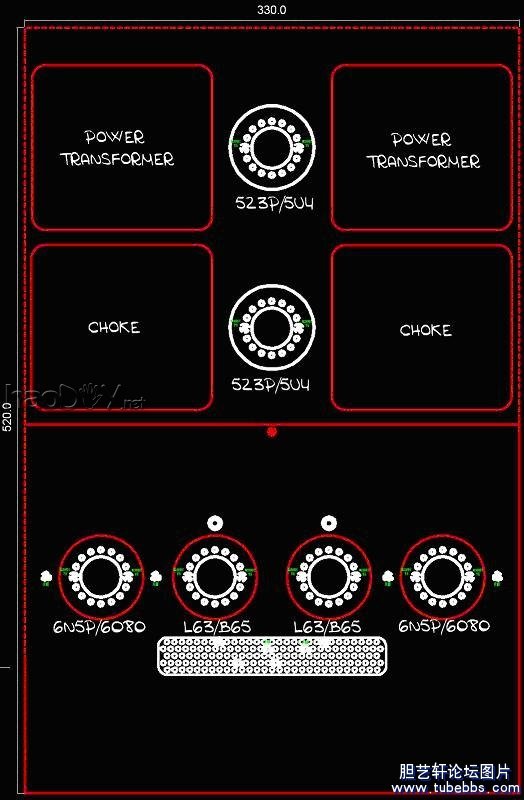 一款巨型电子管胆机耳放的制作
