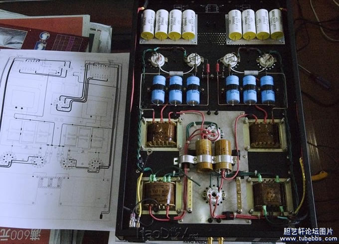 一款巨型电子管胆机耳放的制作
