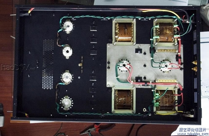 一款巨型电子管胆机耳放的制作