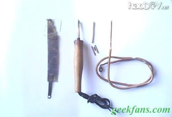 制作DIY 12V低压电烙铁