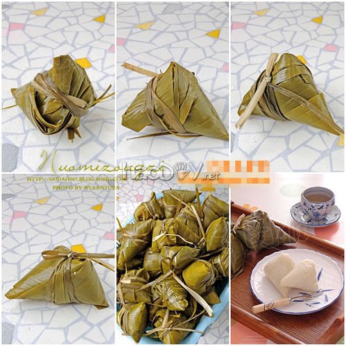 制作糯米粽子的做法