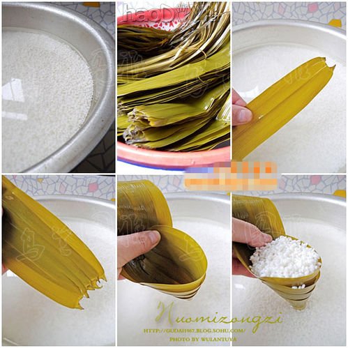 制作糯米粽子的做法