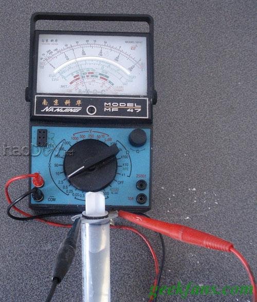 diy针管盐水电池实验