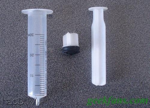 diy针管盐水电池实验