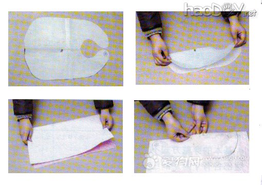 diyDIY狗狗贴身保暖披风