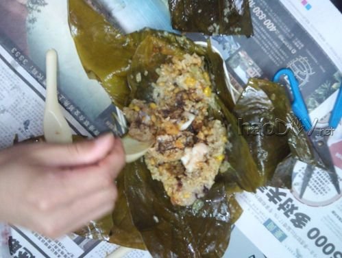 自制如何用微波炉煮粽子