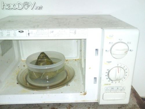 自制如何用微波炉煮粽子