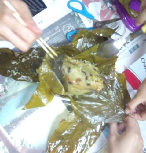 自制如何用微波炉煮粽子