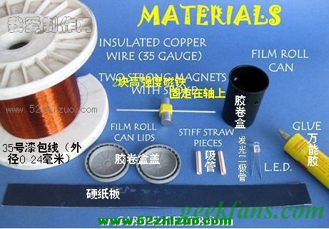 自制DIY风力涡轮发电机