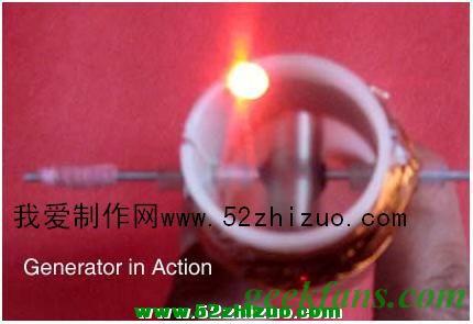 制作用胶卷盒自制简易发电机