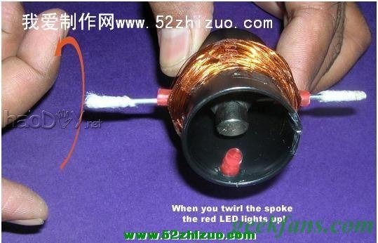 制作用胶卷盒自制简易发电机