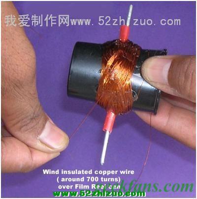 制作用胶卷盒自制简易发电机
