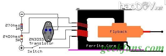 制作小型火花间隙马克思高压发生器特斯拉线圈