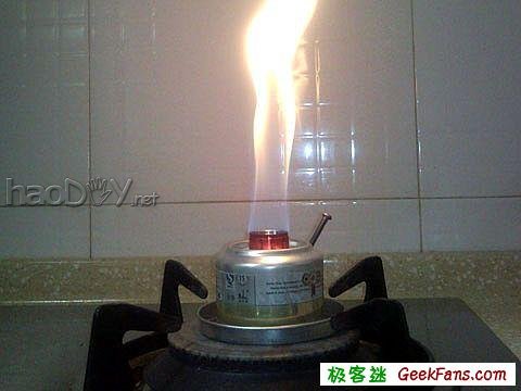 自制用易拉罐DIY专业酒精炉