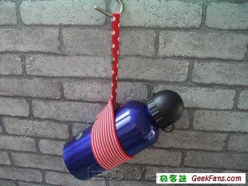 自制水杯水瓶的万能拎手DIY