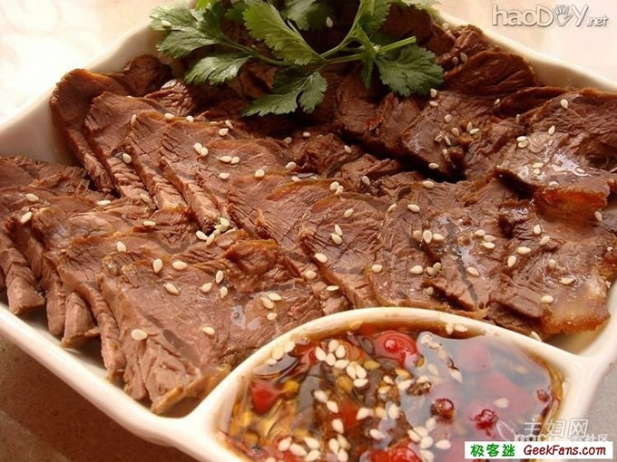 制作家常酱牛肉的做法