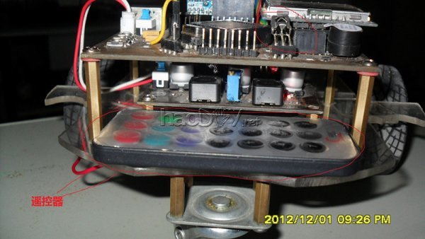 电子制作论坛-电子制作网-SAM_6496_副本.jpg 我DIY制作的智能小车 附视频