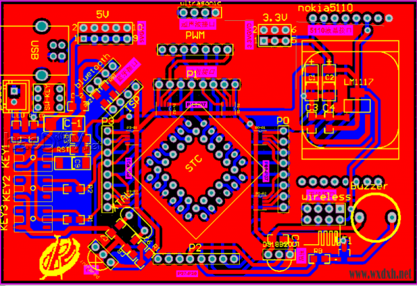 电子制作论坛-电子制作网-捕获.PNG 我DIY制作的智能小车 附视频