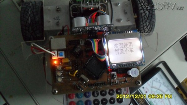 电子制作论坛-电子制作网-SAM_6491_副本.jpg 我DIY制作的智能小车 附视频