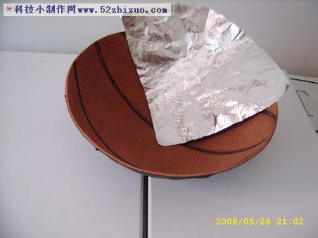 自制太阳能取火,太阳能灶