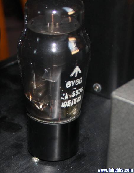 一台最简单线路的12ax7+6V6(6p6p)电子管单端胆机