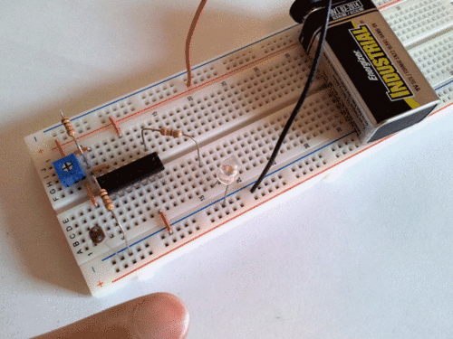 自制最简单的光线探测器光线传感器