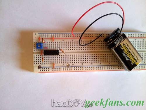 自制最简单的光线探测器光线传感器