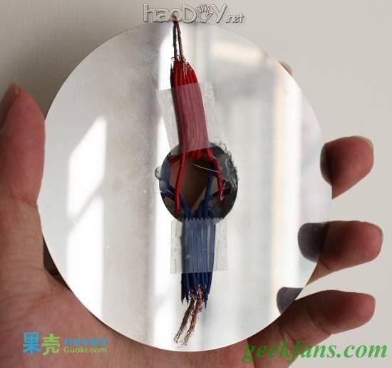 diyDIY炫丽的led硬盘钟